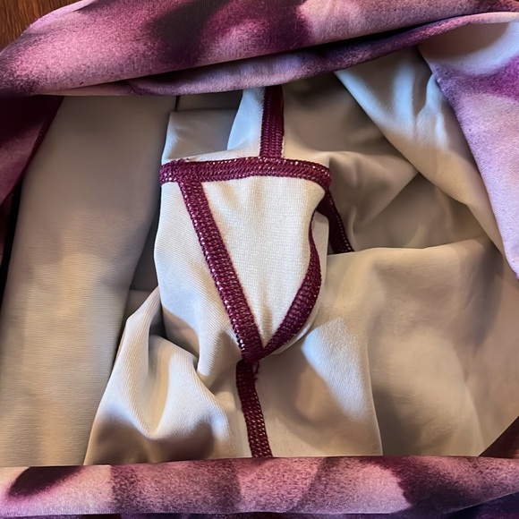 Lululemon Wunder Under Crop Hi-Rise 21” Blush Blossom Alpine White Candy Pink 6 - Picture 8 of 9